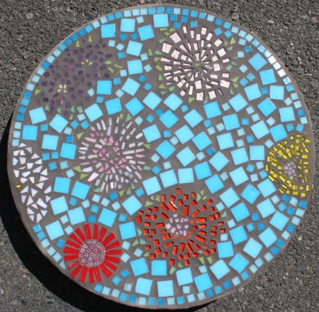 16" round garden stone